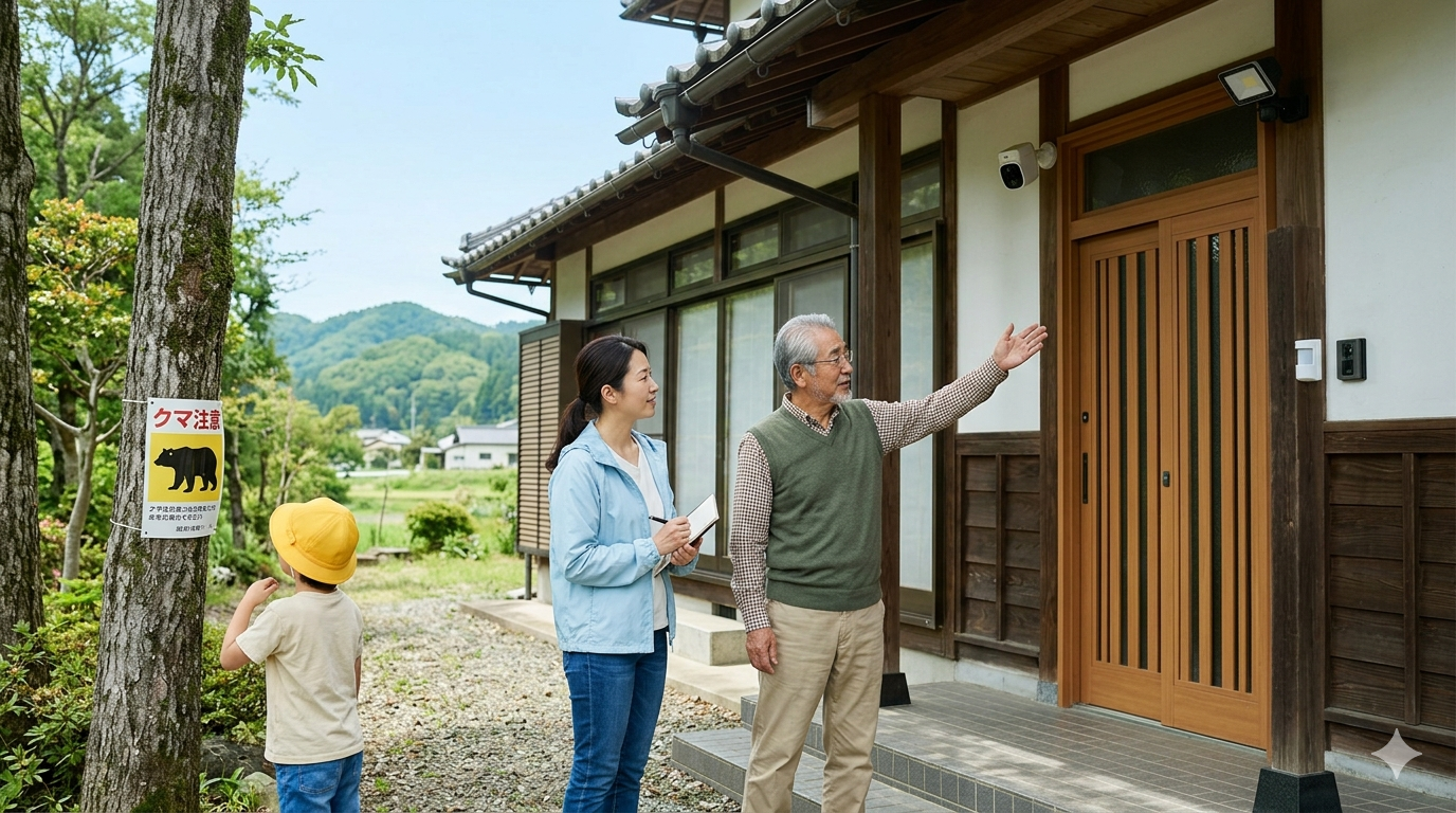 ゴールデンウイークの帰省は、実家の「防犯」と「クマ対策」